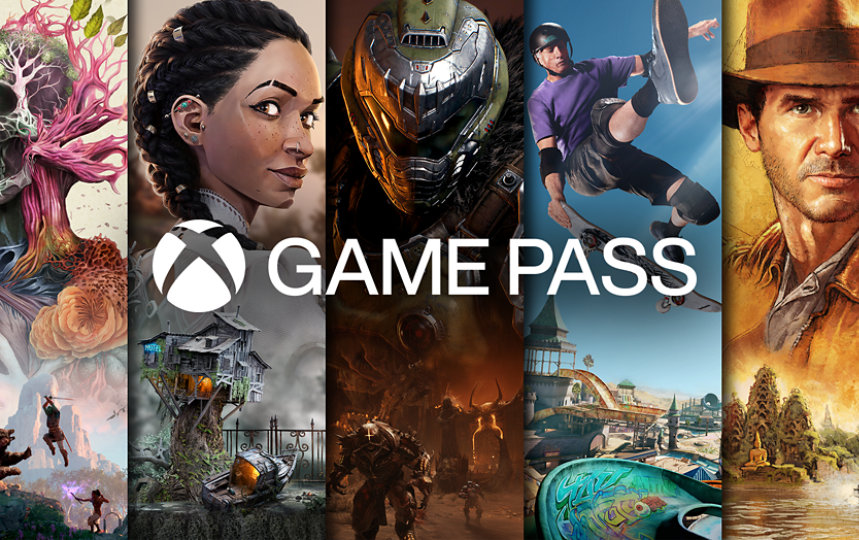 A variety of games available with Xbox Game Pass.