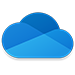 Microsoft OneDrive logo.