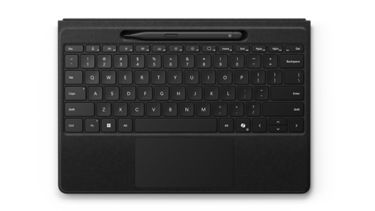 Ein Bild des Surface Pro Flex Keyboard
