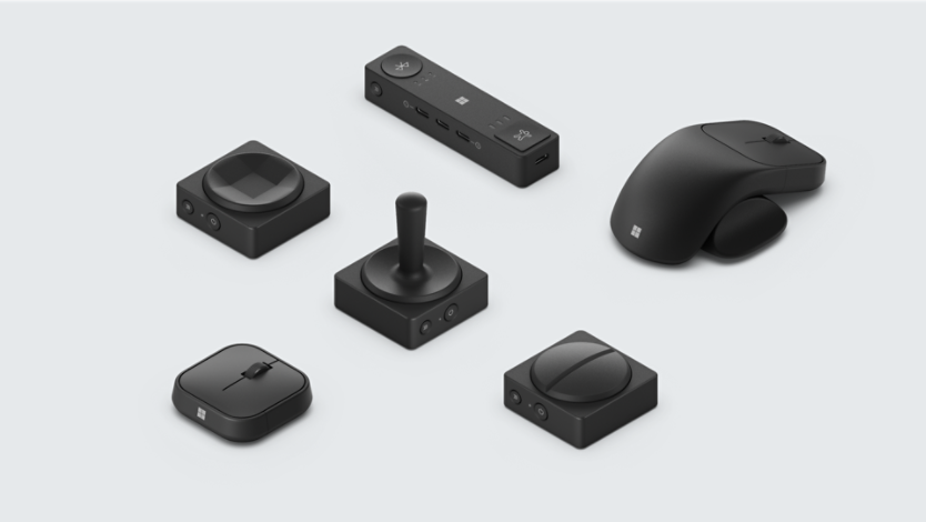 Render of all adaptive accessories