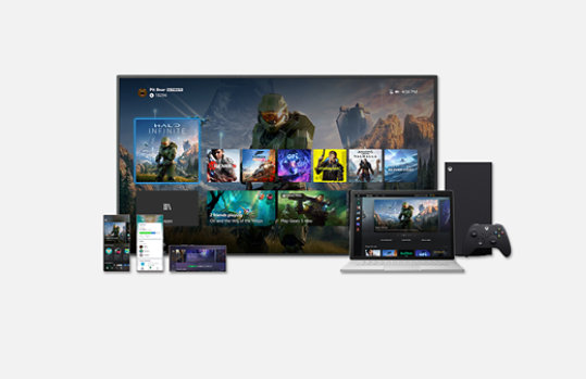 Το οικοσύστημα Xbox σε μια σειρά συσκευών.